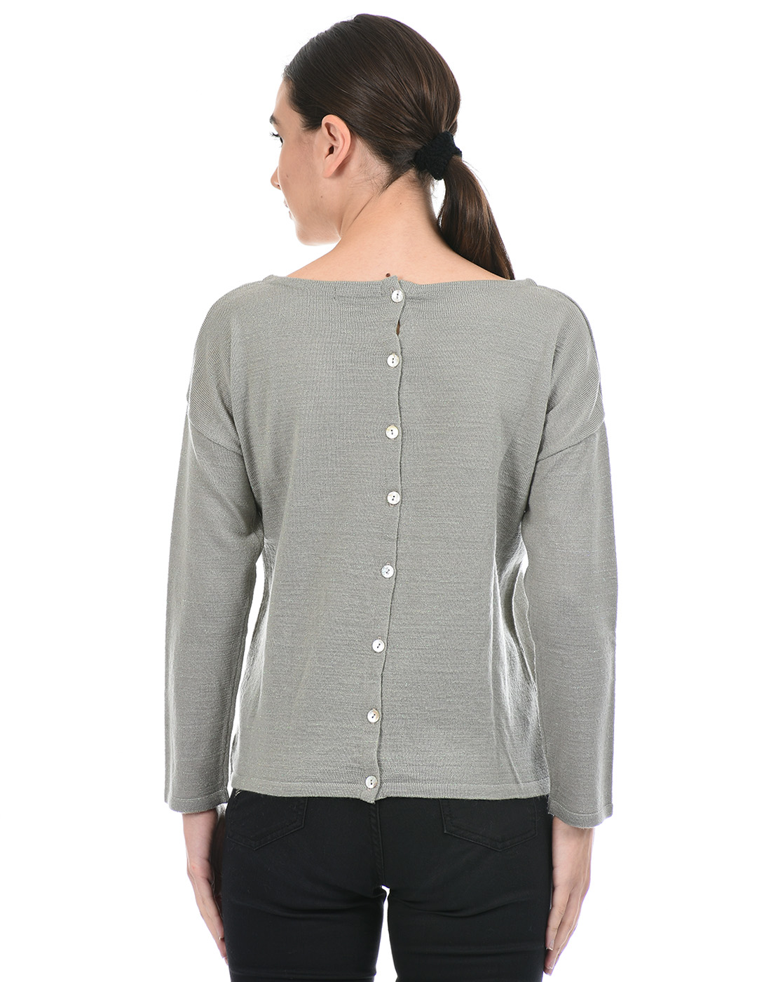 Species Women Grey Printed Sweater